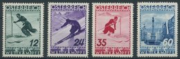 ÖSTERREICH 1918-1938 623-26 **, 1936, FIS II-Wettkämpfe, Postfrischer Prachtsatz, Mi. 180.- - Autres & Non Classés