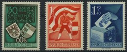 ÖSTERREICH 952-54 **, 1950, Volksabstimmung, Prachtsatz, Mi. 130.- - Gebraucht