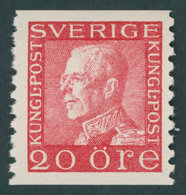 SCHWEDEN 182IIWA **, 1934, 20 Ö. Karmin, Weißes Papier, Postfrisch, Pracht, Mi. 85.- - Used Stamps