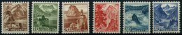 SCHWEIZ BUNDESPOST 500-05 **, 1948, Landschaften, Prachtsatz, Mi. 55.- - 1843-1852 Poste Federali E Cantonali