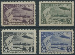 SOWJETUNION 402-05 *,** , 1931, Polarfahrt, Prachtsatz - Andere & Zonder Classificatie