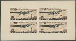 SOWJETUNION Bl. 3 **, 1937, Block Allunions Flugzeugausstellung, Postfrisch, Pracht, Mi. 350.- - Sonstige & Ohne Zuordnung