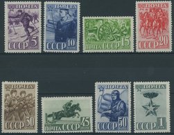 SOWJETUNION 793-800 **, 1941, Rote Armee Und Seekriegsflotte I, Postfrischer Prachtsatz - Otros & Sin Clasificación