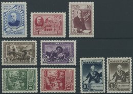 SOWJETUNION 801-09 **, 1941, 3 Postfrische Prachtsätze, Mi. 81.- - Altri & Non Classificati