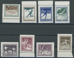 UNGARN 403-10 **, 1925, Sport, Postfrischer Prachtsatz, Mi. 75.- - Sonstige & Ohne Zuordnung