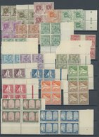 ALGERIEN 34-57 VB **, 1926, Landesansichten In Viererblocks, Postfrischer Prachtsatz - Algerien (1962-...)