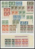 ALGERIEN VB **, 1924-47, Partie Von 76 Verschiedenen Postfrischen Viererblocks, Mit Portomarken, Prachterhaltung - Algerien (1962-...)