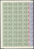CUBA 2810-13 O, 1983, Blüten Im Bogensatz (100) Mit Zentrischen Stempeln, 1x Gefaltet, Pracht, Mi. 320.- - Oblitérés