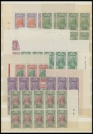 FRANZÖSISCH-GUINEA **, 1922-42, Kleine Postfrische Partie Meist Nur Bogenteile, Fast Nur Prachterhaltung - Andere & Zonder Classificatie