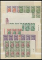 FRANZÖSISCH-GUINEA **, 1922-42, Kleine Postfrische Partie Meist Nur Bogenteile, Fast Nur Prachterhaltung - Altri & Non Classificati