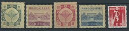 JAPAN 184-87,236 **, 1928/36, Krönung Kaiser Hirohito Und Neujahr, Postfrisch, Pracht - Autres & Non Classés