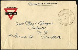 KANADA 1919, K1 FIELD POST OFFICE CANADIAN/SIBERIAN EXP. FORCE Auf Kanadischem Feldpostbrief Mit Handschriftlichem Verme - Used Stamps