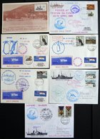 SÜDAFRIKA AB 1910 1978 BRIEF, 1976-92, 7 Verschiedene Antarktis-Belege, Pracht - Lettres & Documents