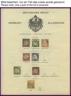 SLG., LOTS DEUTSCHLAND O,* , Altes Schaubek Album Deutschland Bis 1944, Dt. Reich Gut Vertreten Mit Diversen Guten Mittl - Sammlungen