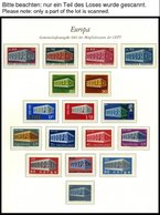 EUROPA UNION **, 1969-71, Stilisierter Tempel, Flechtwerk Und Waagerechte Kette, 3 Komplette Jahrgänge, Pracht, Mi. 272. - Sammlungen