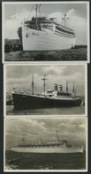 ALTE POSTKARTEN - SCHIFFE DAMPFER, 5 Verschiedene Ansichtskarten Aus 1934-40 - Autres & Non Classés