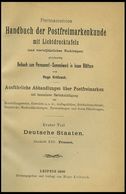 PHIL. LITERATUR Krötzsch-Handbuch Der Postfreimarkenkunde - Abschnitte XIII, Preußen, Ohne Lichttafeln, 1896, 232 Seiten - Philately And Postal History