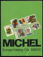 PHIL. LITERATUR Michel: Europa-Katalog Ost 1990/91, 1581 Seiten, Einbanddeckel Leichte Gebrauchsspur - Philatélie Et Histoire Postale