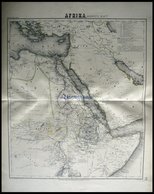 Der Nordöstliche Teil, Grenzkolorierter Stahlstich Aus Meyers Hand-Atlas, 1875 - Altri & Non Classificati