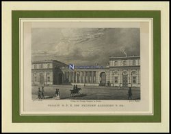 BERLIN: Palais Des Prinzen Von Preußen, Stahlstich Von Klose/Finden Um 1833 - Litografia