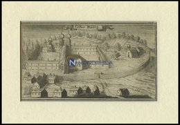 BIBURG: Das Kloster, Kupferstich Von Ertl, 1687 - Lithographies