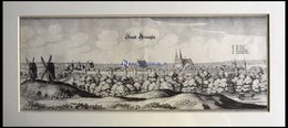 GRANSEE, Gesamtansicht, Kupferstich Von Merian Um 1645 - Lithografieën