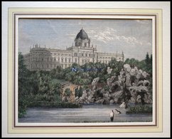 HAMBURG: Der Zoologische Garten, Kolorierter Holzstich Um 1880 - Litografia