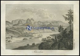 SCHANDAU/sächs. Schweiz, An Der Grenze Zu Böhmen: Heilbrunnenstädtchen Mit Romantischen Felsenrevieren An Der Elbe, Gesa - Lithographies