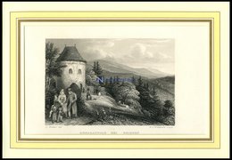 Bei SEIDORF: Die Annakapelle, Stahlstich Von Richter/Wrankmore Um 1840 - Litografía