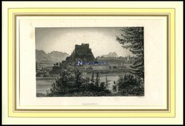 SALZBURG, Gesamtansicht, Stahlstich Von Alt/Winkles Um 1840 - Litografia