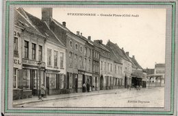 CPA - STEENWOORDE (59) - Aspect De La Boulangerie Sur La Grande Place Dans Les Années 20 - Steenvoorde
