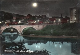 MONCALIERI-AL CHIARO DI LUNA-VERA FOTO-VIAGGIATA 1966  F.G - Ponts