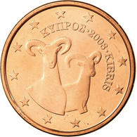Chypre, 5 Euro Cent, 2008, FDC, Copper Plated Steel, KM:80 - Zypern