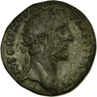 Monnaie, Antonin Le Pieux, Dupondius, Roma, TTB, Cuivre, Cohen:330 - Les Antonins (96 à 192)