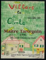 Etiquette De Vin // Tartegnin, Villars Le Comte, Vaud, Suisse - Dessins D'Enfants