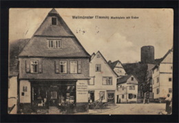 DE2342 - WEILMÜNSER (TAUNUS) - MARKTPLATZ MIT RUINE - Taunus