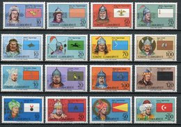 Turquie - 1984 -> 1987 - Yt 2431/2434 - 2468/2471 - 2502/2505- 2540/2543 - Fondation Des Etats Turcs - Série Complète ** - Unused Stamps