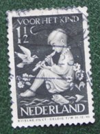 1 1/2 + 1 1/2 Ct Kinderzegel, Child Welfare Kinder Enfant NVPH 313 (Mi 322) 1938 Gebruikt / Used NEDERLAND / NIEDERLANDE - Used Stamps