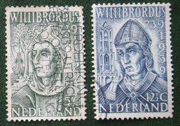 Willibrordus Zegels NVPH 323-324 (Mi 332-333) 1939 Gestempeld / USED NEDERLAND / NIEDERLANDE - Used Stamps