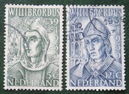 Willibrordus Zegels NVPH 323-324 (Mi 332-333) 1939 Gestempeld / USED NEDERLAND / NIEDERLANDE - Used Stamps