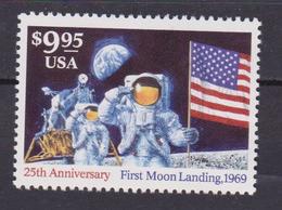 USA 1994 -  First Moon Landing 25th Anniversary Flag Sheet MNH - North  America