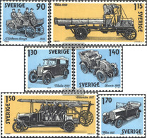 Sweden 1118-1123 (complete Issue) Unmounted Mint / Never Hinged 1980 Automotive - Nuovi