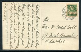 Suisse - Affranchissement De Küblis Sur Carte Postale En 1921 -  Réf JJ 16 - Marcophilie