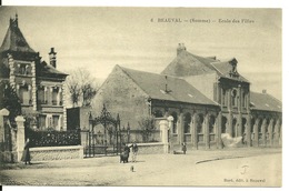 80 - BEAUVAL / ECOLE DES FILLES - Beauval