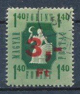 Ungarn 1953 Paketmarke Mi. 3 Gest. Landwirtschaft Bäuerin - Postpaketten