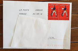 FRANCE Yvert N°2793 Seul Sur Lettre Et Au Tarif (enveloppe Complète. Adresse Cachée Pour Les Besoins De La Photo) - 1961-....