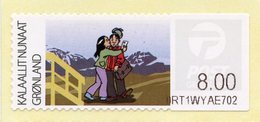 GREENLAND / GROENLAND (2009) - ATM - Receiving A Letter, Post, Postmen, Delivery, Facteur - Timbres De Distributeurs