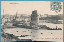 Delcampe - Côte D'Emeraude - SAINT-SERVAN - Vue Générale - Bateau Vapeur Roues à Aubes Dampfer - Circulé 1904 - Saint Servan