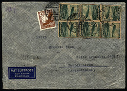 GERMANY: Airmail Cover Sent From Hannover To Argentina On 29/MAY/1936 With Attractive Postage Of 4.75Mk., Very Nice! - Otros & Sin Clasificación