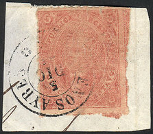 ARGENTINA: GJ.25k + Variety, 4th Printing, Mulatto And Dirty Plate Varieties, Also Printed On Very Thin Paper, On Fragme - Otros & Sin Clasificación